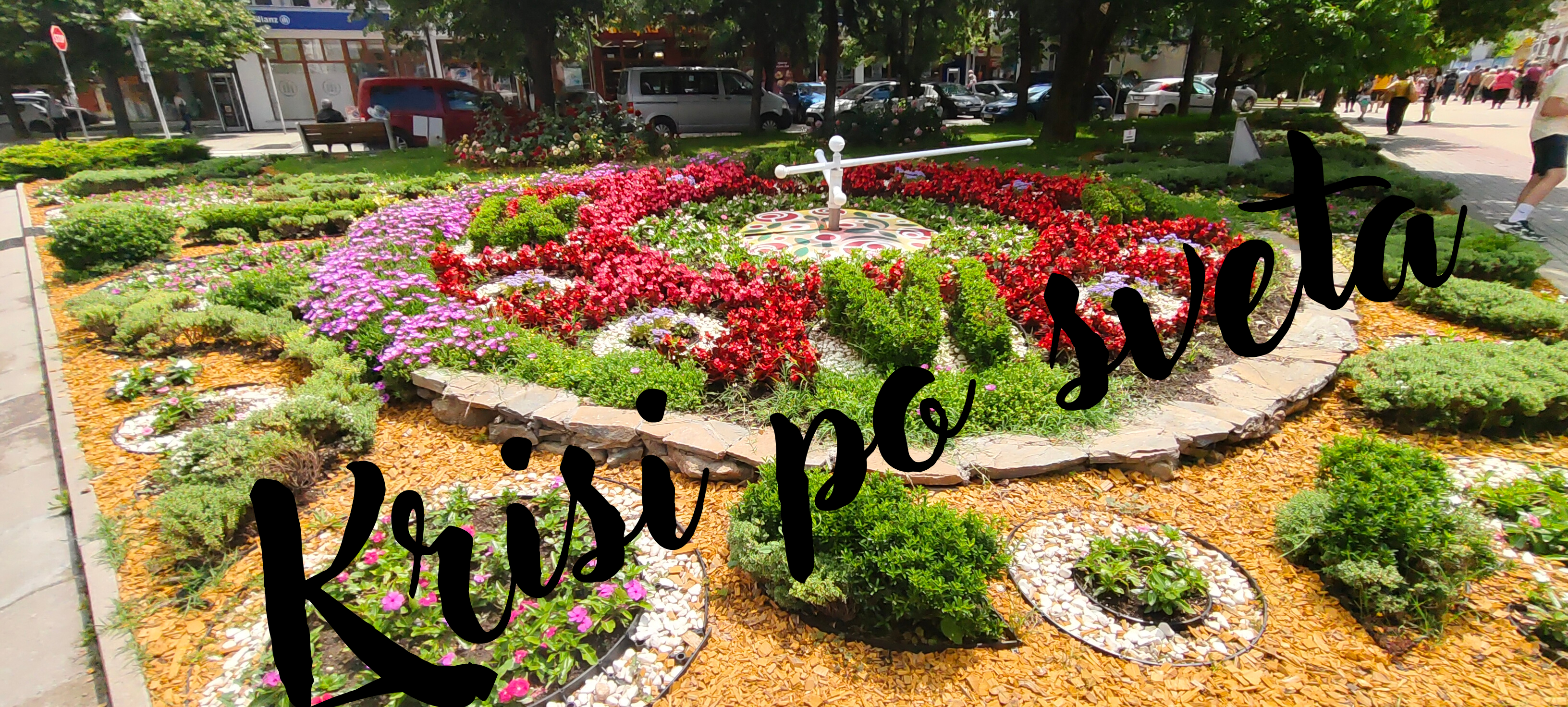 The Floral Clock – Central Square, Kazanlak