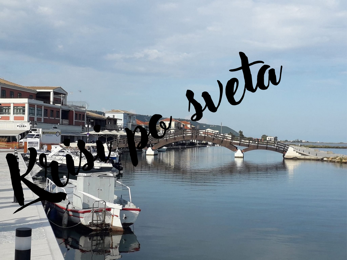 Wooden bridge and boats in Greece | Digital photo