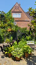 English House with Garden - Victorian Idyll | Digital Print