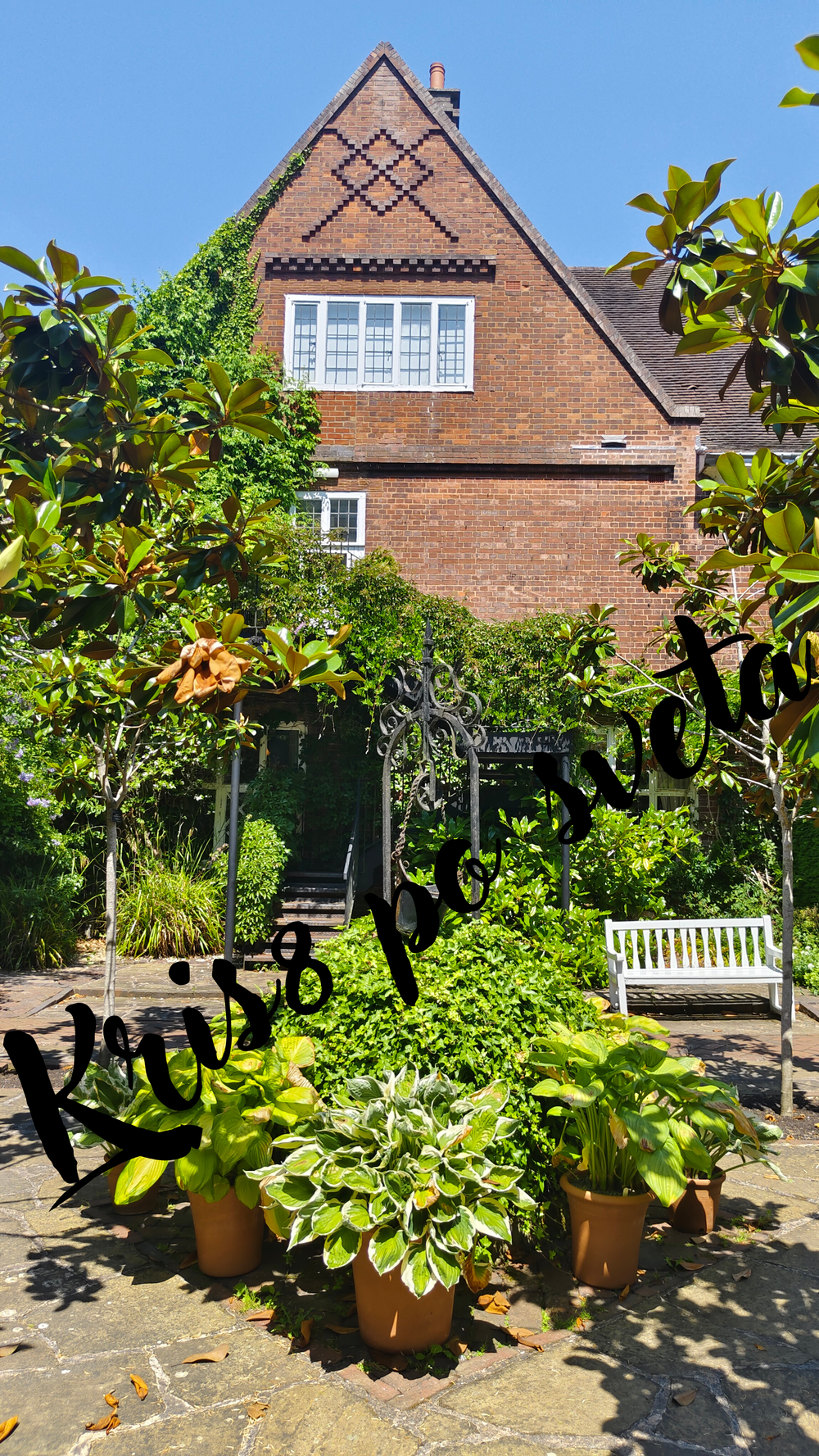 English House with Garden - Victorian Idyll | Digital Print