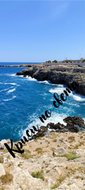 Rocky coastline with turquoise sea