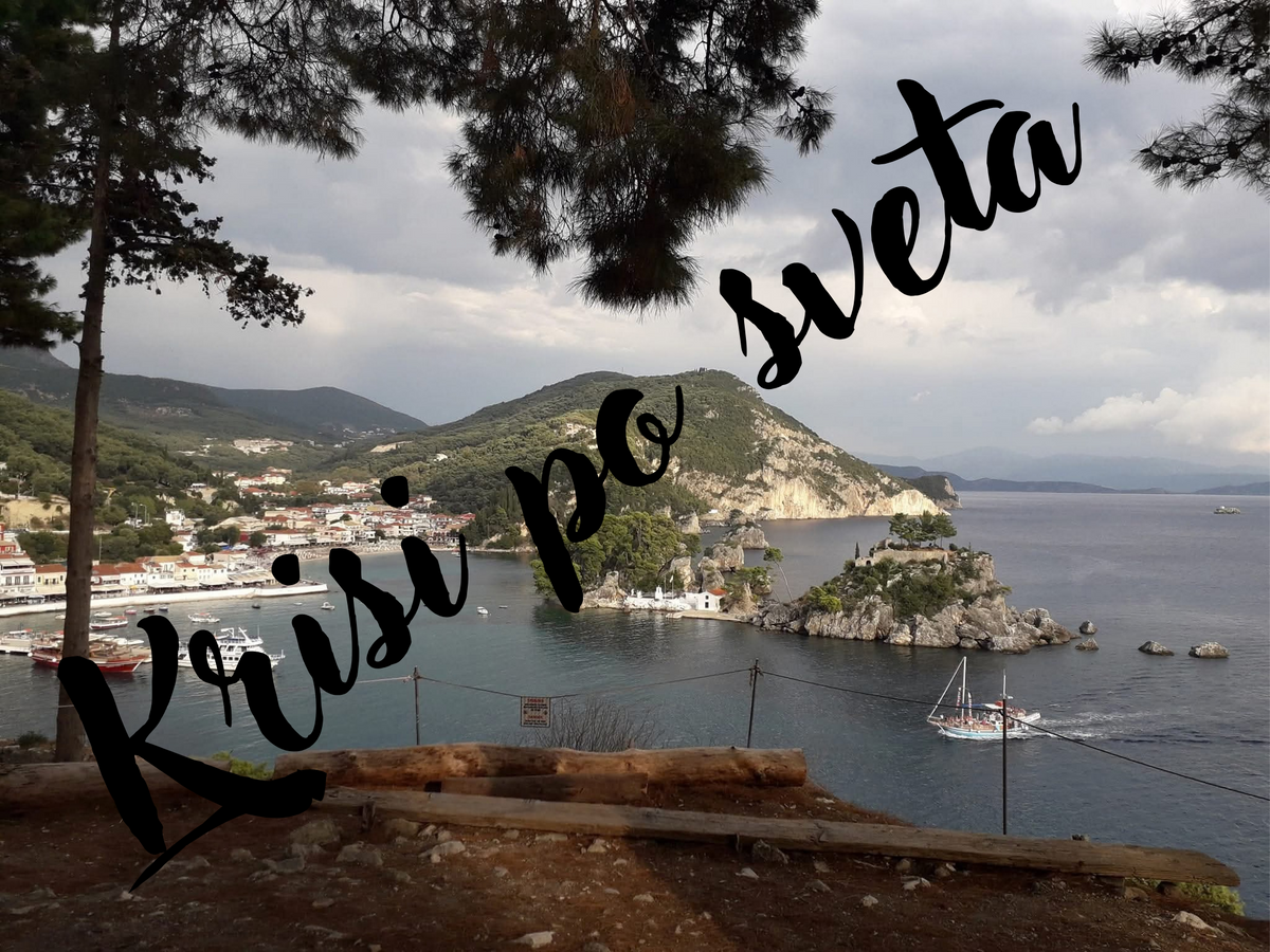 Panorama of a sea bay in Greece | Digital photo