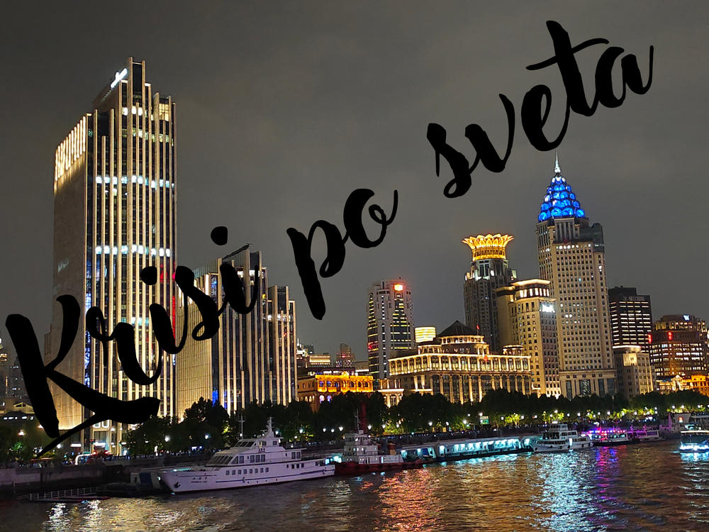 Nacht-Bund Shanghai – Historische Gebäude am Huangpu-Fluss