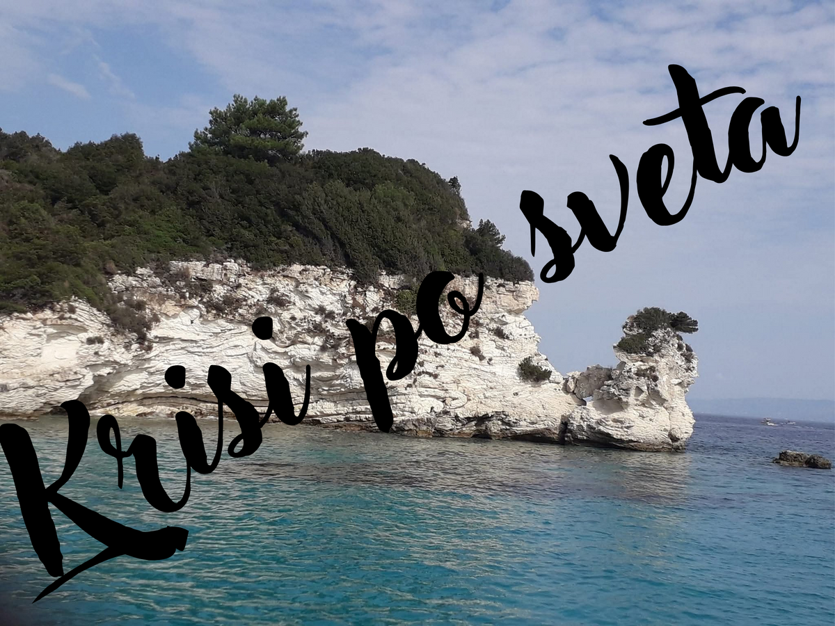 White cliffs and turquoise sea in Greece | Digital photo