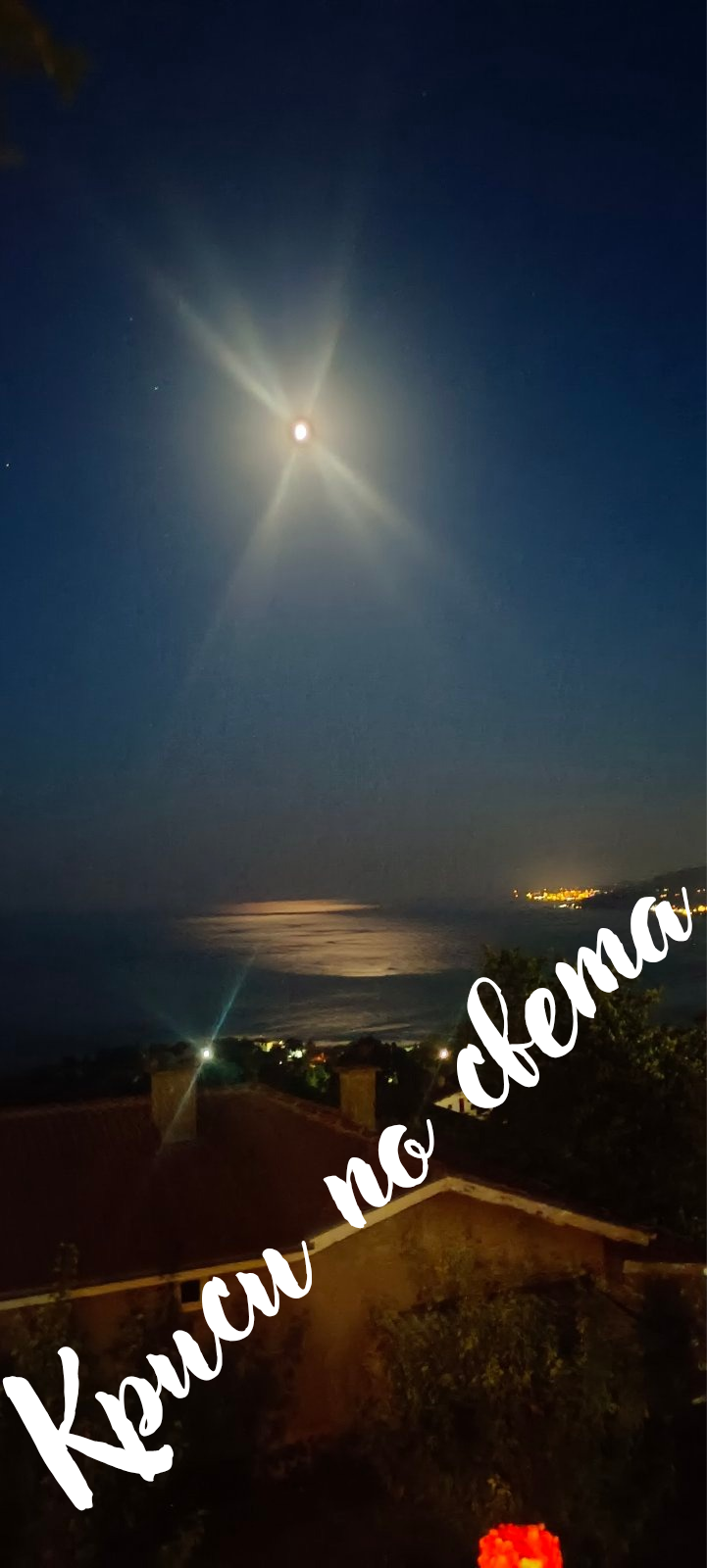 Moonlit Night over the Sea - Digital Photo