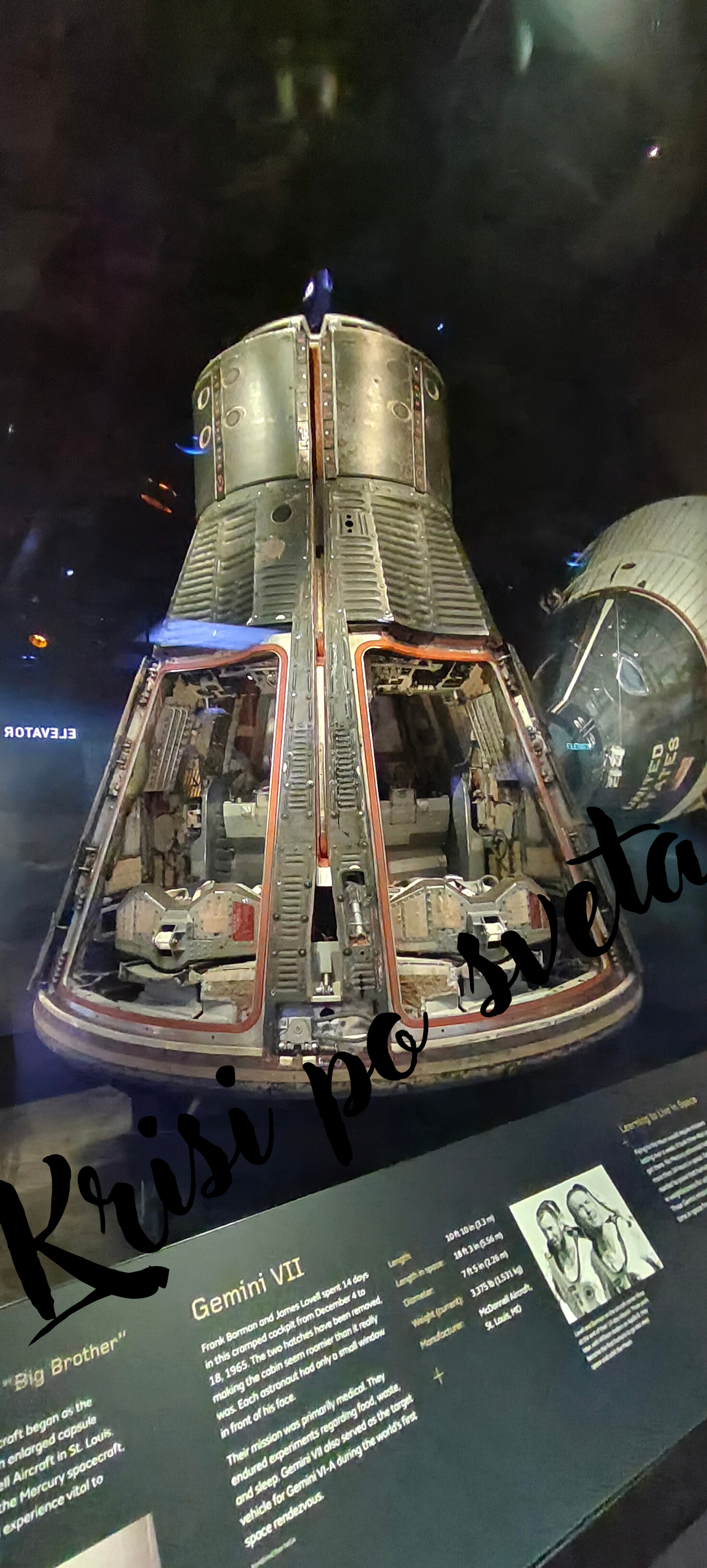 Gemini VII space capsule, USA – Digital photograph