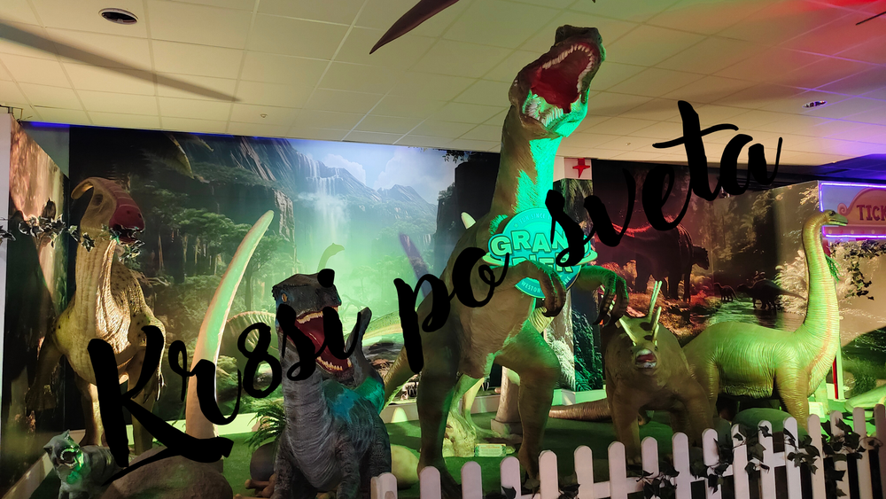 Dinosaurier erwachen zum Leben – Prähistorische Attraktion | Digitaler Druck